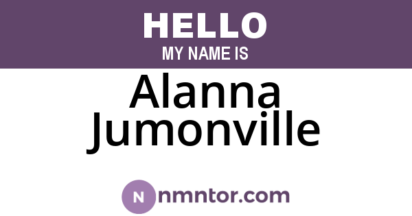 Alanna Jumonville