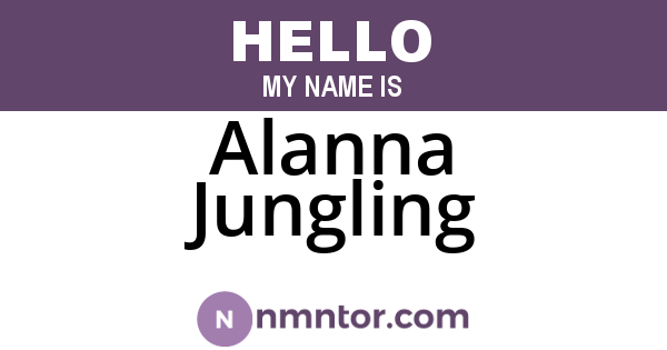Alanna Jungling