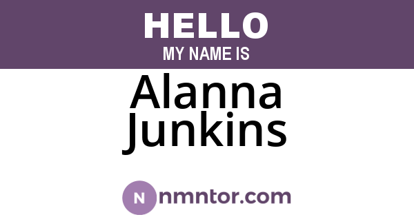 Alanna Junkins