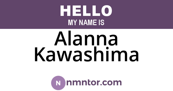 Alanna Kawashima
