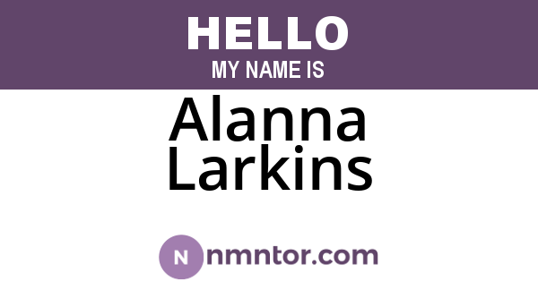 Alanna Larkins