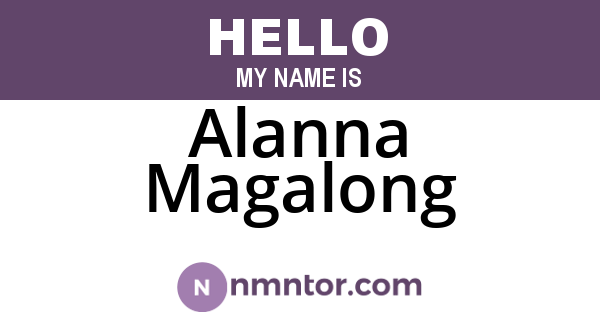 Alanna Magalong