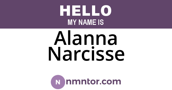 Alanna Narcisse