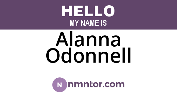 Alanna Odonnell
