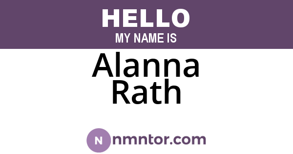 Alanna Rath