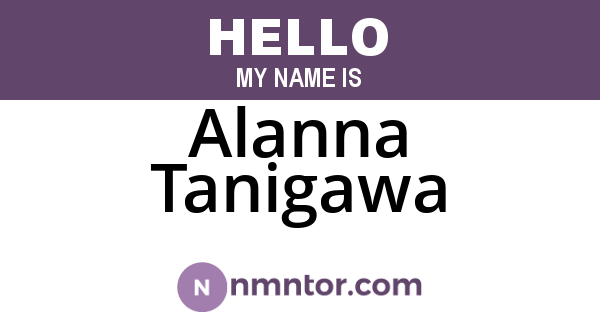 Alanna Tanigawa