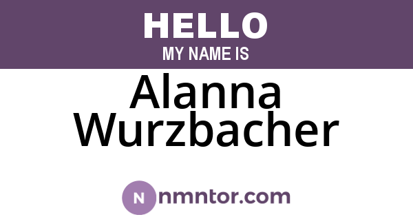 Alanna Wurzbacher