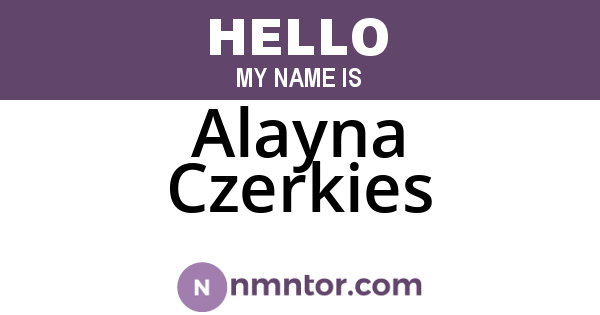 Alayna Czerkies