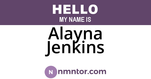 Alayna Jenkins