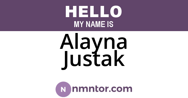 Alayna Justak