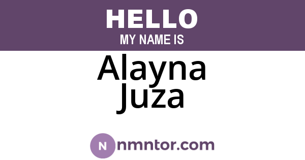 Alayna Juza