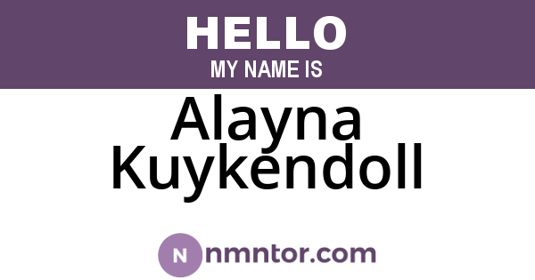 Alayna Kuykendoll