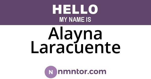 Alayna Laracuente