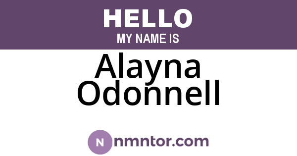 Alayna Odonnell