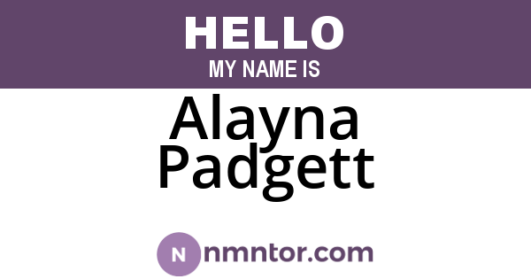 Alayna Padgett