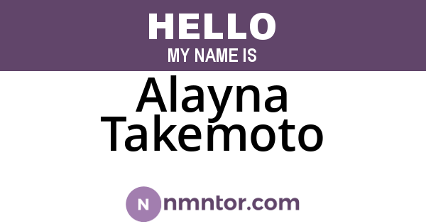 Alayna Takemoto