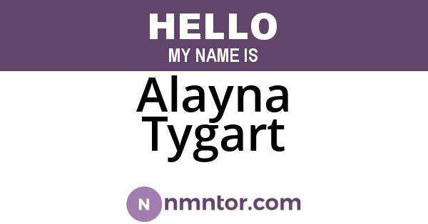 Alayna Tygart