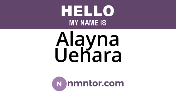 Alayna Uehara