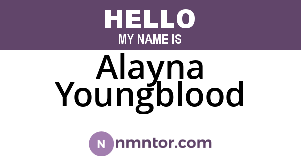 Alayna Youngblood