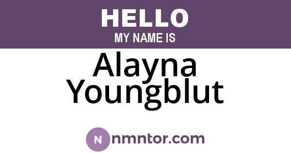 Alayna Youngblut