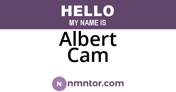 Albert Cam