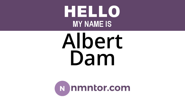 Albert Dam