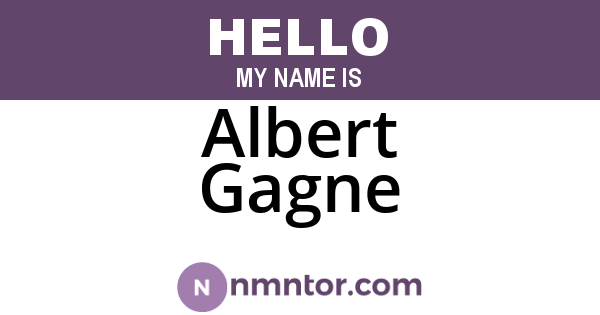 Albert Gagne