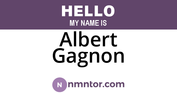 Albert Gagnon