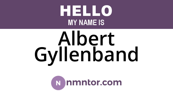 Albert Gyllenband