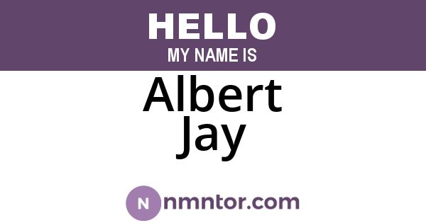 Albert Jay