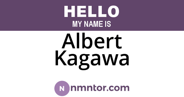 Albert Kagawa