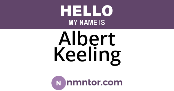Albert Keeling