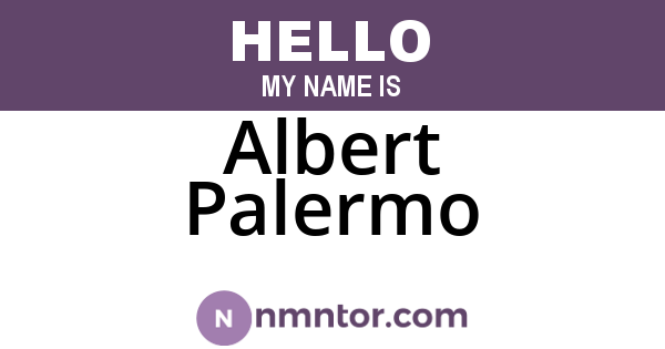 Albert Palermo
