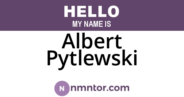 Albert Pytlewski