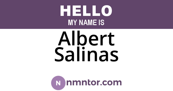 Albert Salinas