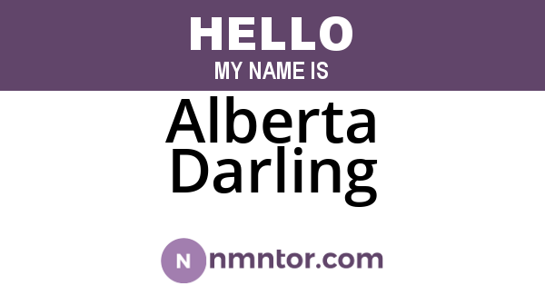 Alberta Darling