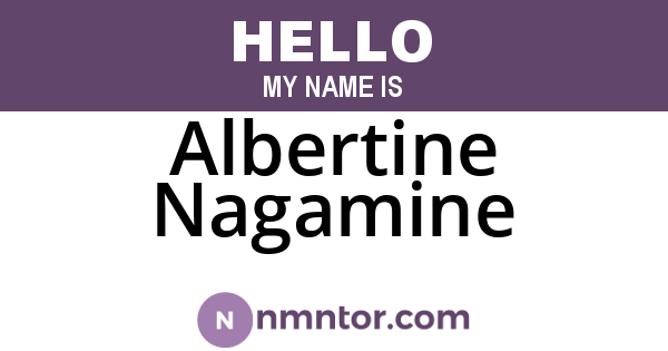 Albertine Nagamine