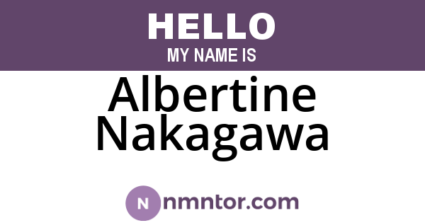 Albertine Nakagawa