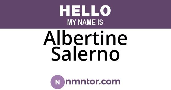 Albertine Salerno