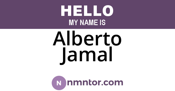 Alberto Jamal