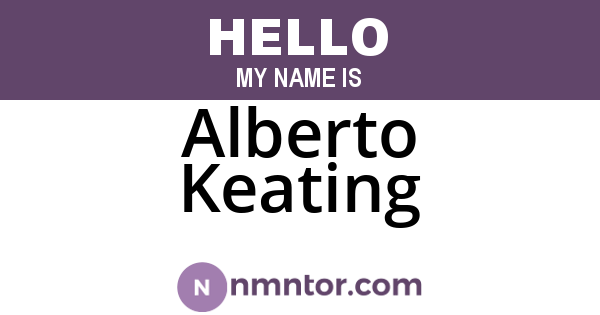 Alberto Keating