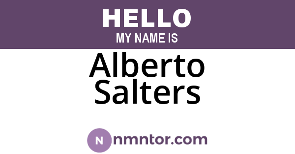 Alberto Salters