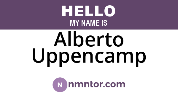 Alberto Uppencamp