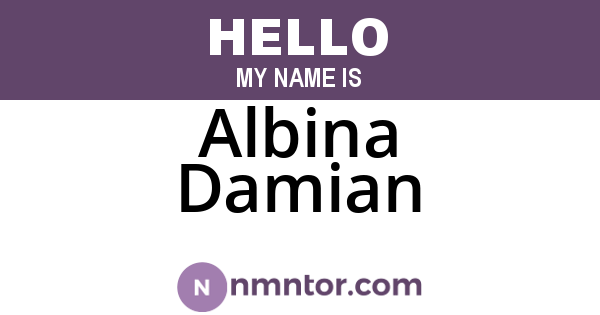 Albina Damian