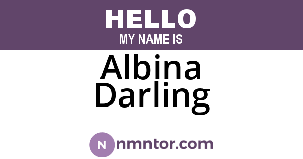 Albina Darling