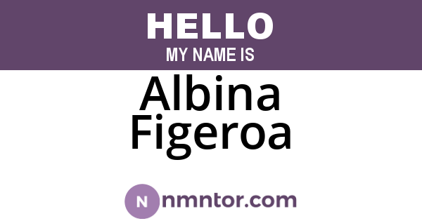 Albina Figeroa