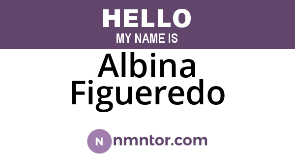 Albina Figueredo