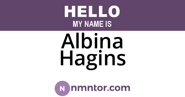 Albina Hagins