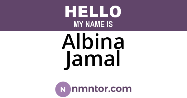 Albina Jamal