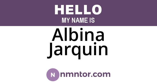 Albina Jarquin